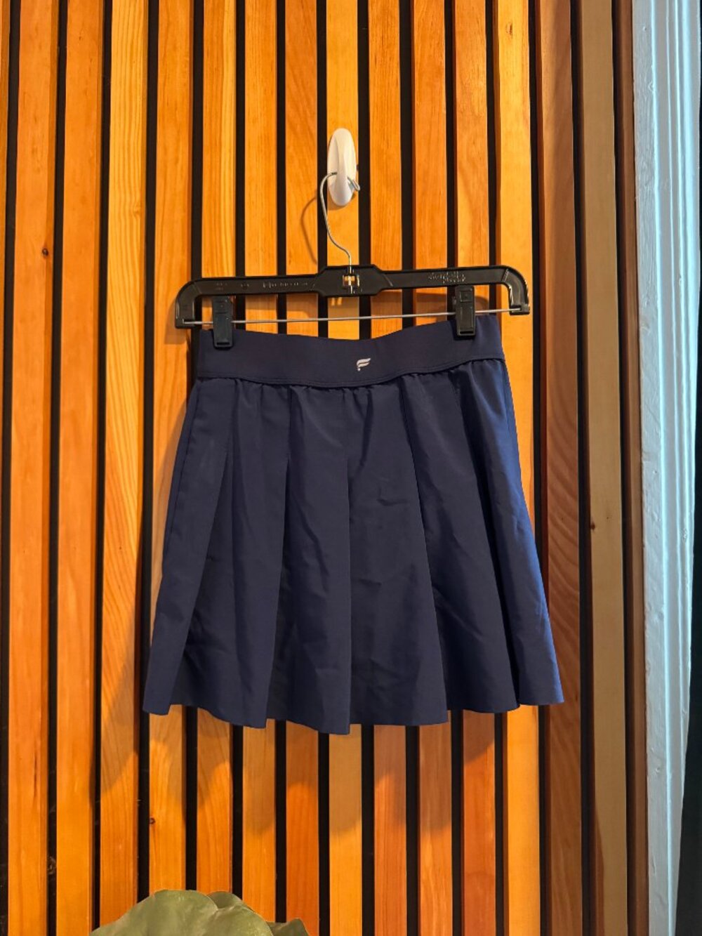 Fabletics Pleated Skirt with Built in Short in Collegiate Navy - Sz XS